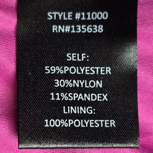 NWT HUTCH Brianna Burnout Mini Dress Fuschia L - Picture 12 of 13